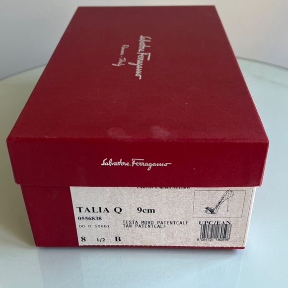 Athena Alexander Sabrina Red Patent Wedges Size 8M - Picture 6 of 6